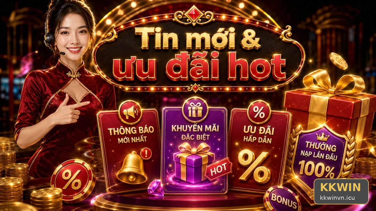 Gộp tin mới với điều kiện nhận thưởng: Cách tách bạch ưu đãi tại KKWIN